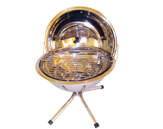 P50: Churrasqueira de Inox com Pedestal Pequeno