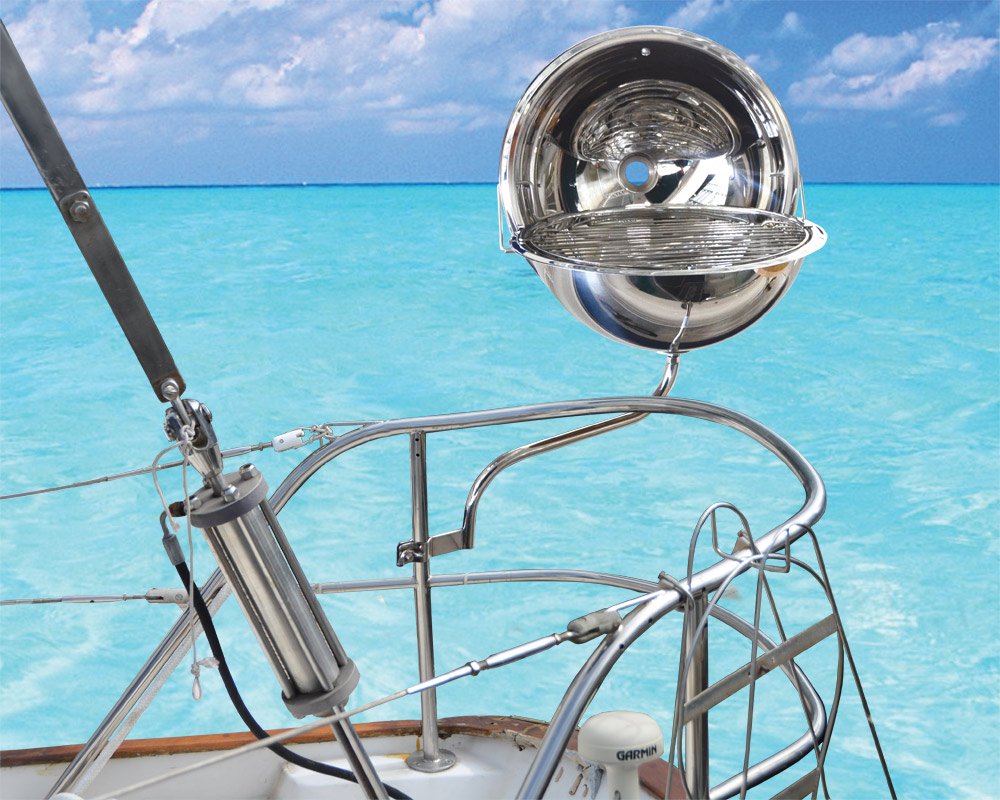 P30: Churrasqueira de Inox com Pedestal para Guarda Mancebo