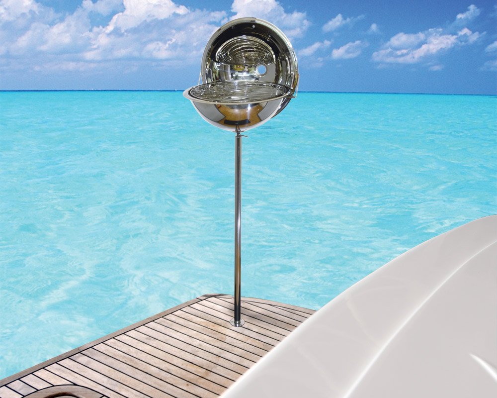 P20: Churrasqueira de Inox com Pedestal Reto 1″